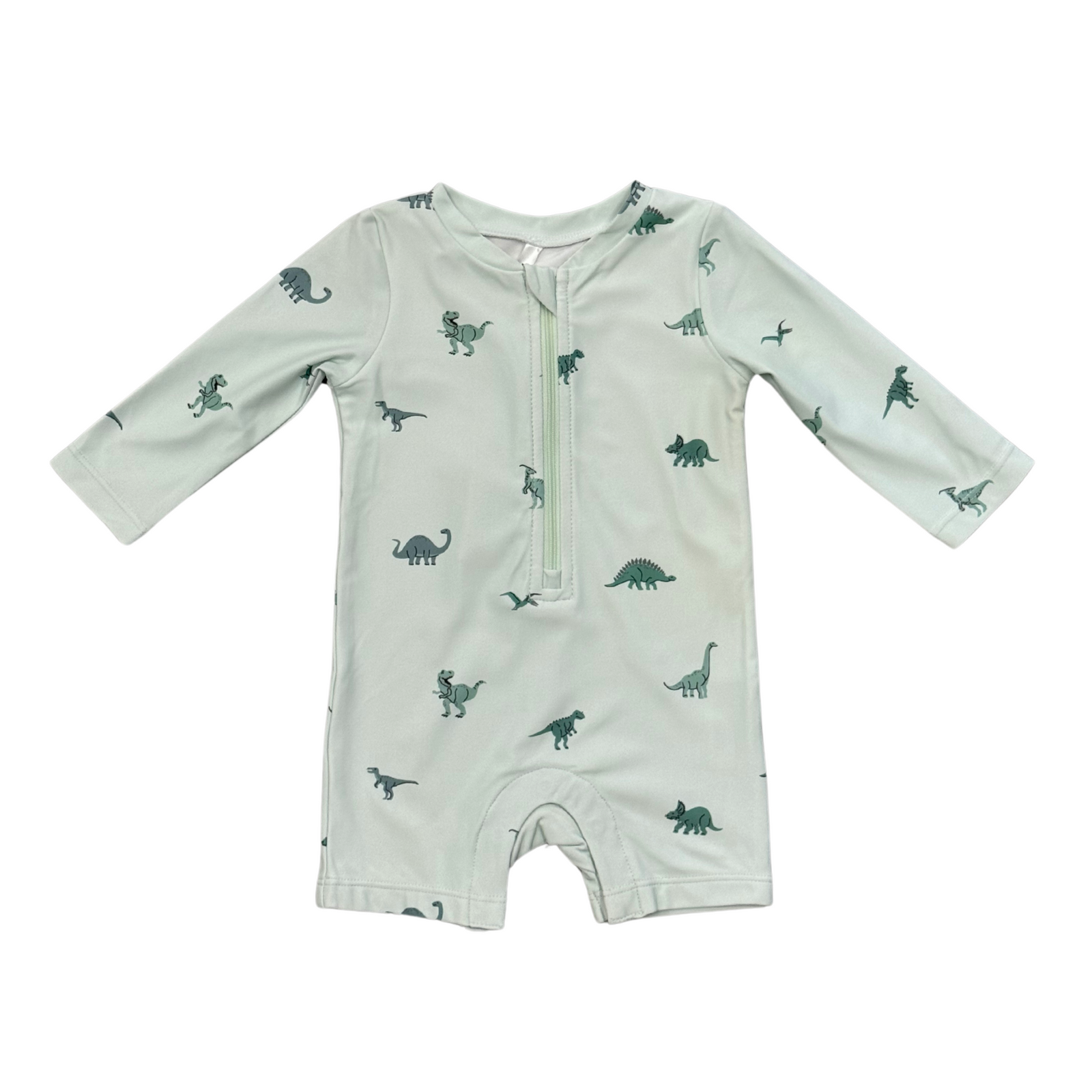 Babysprouts Boys One Piece Rash Guard Swimsuit / Dinosaurs
