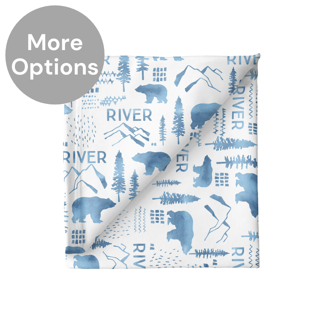 Personalized Stretchy Blanket | Woodland