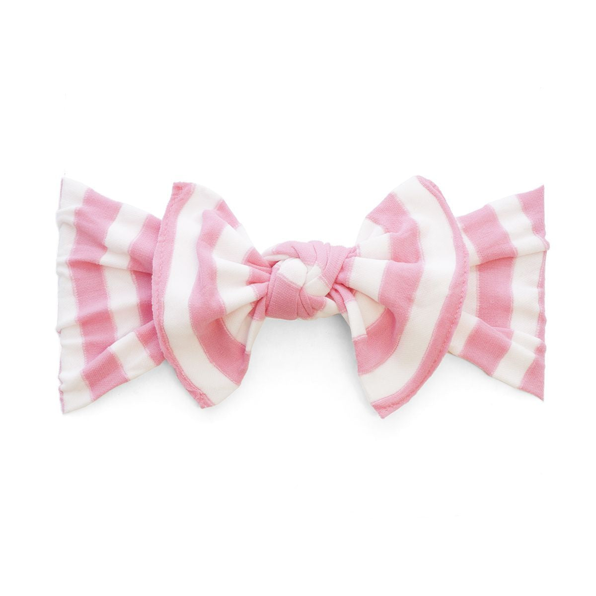 Baby Bling Patterned Knot Headband / Pink Stripe