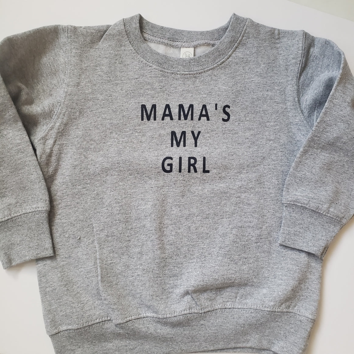 Mama's My Girl Toddler Sweatshirt / Gray***
