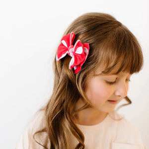 Baby Bling Printed Baby FAB Clips Set / Red Polka Dot