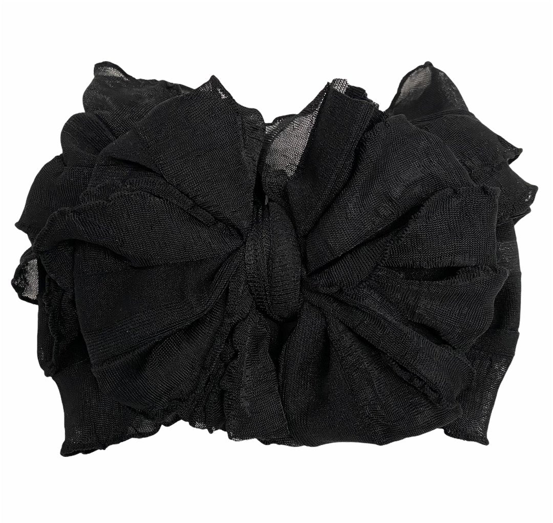 Ruffle Headband - Black