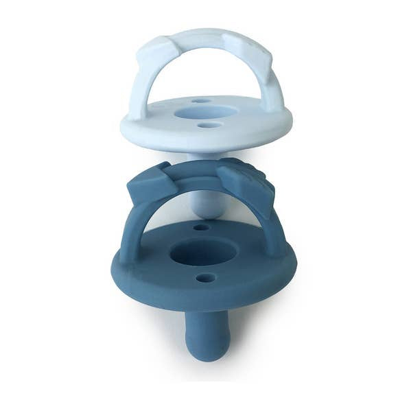 Itzy Ritzy Sweetie Soother Pacifier Set / Blue Arrows