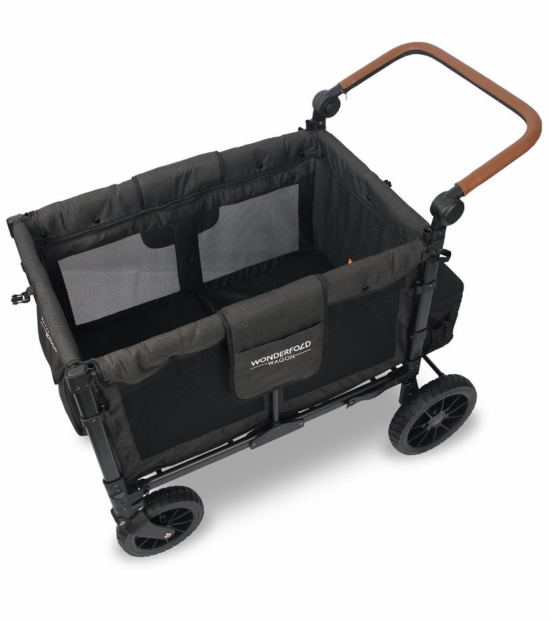 Wonderfold W4 LUXE Push Quad Stroller Wagon