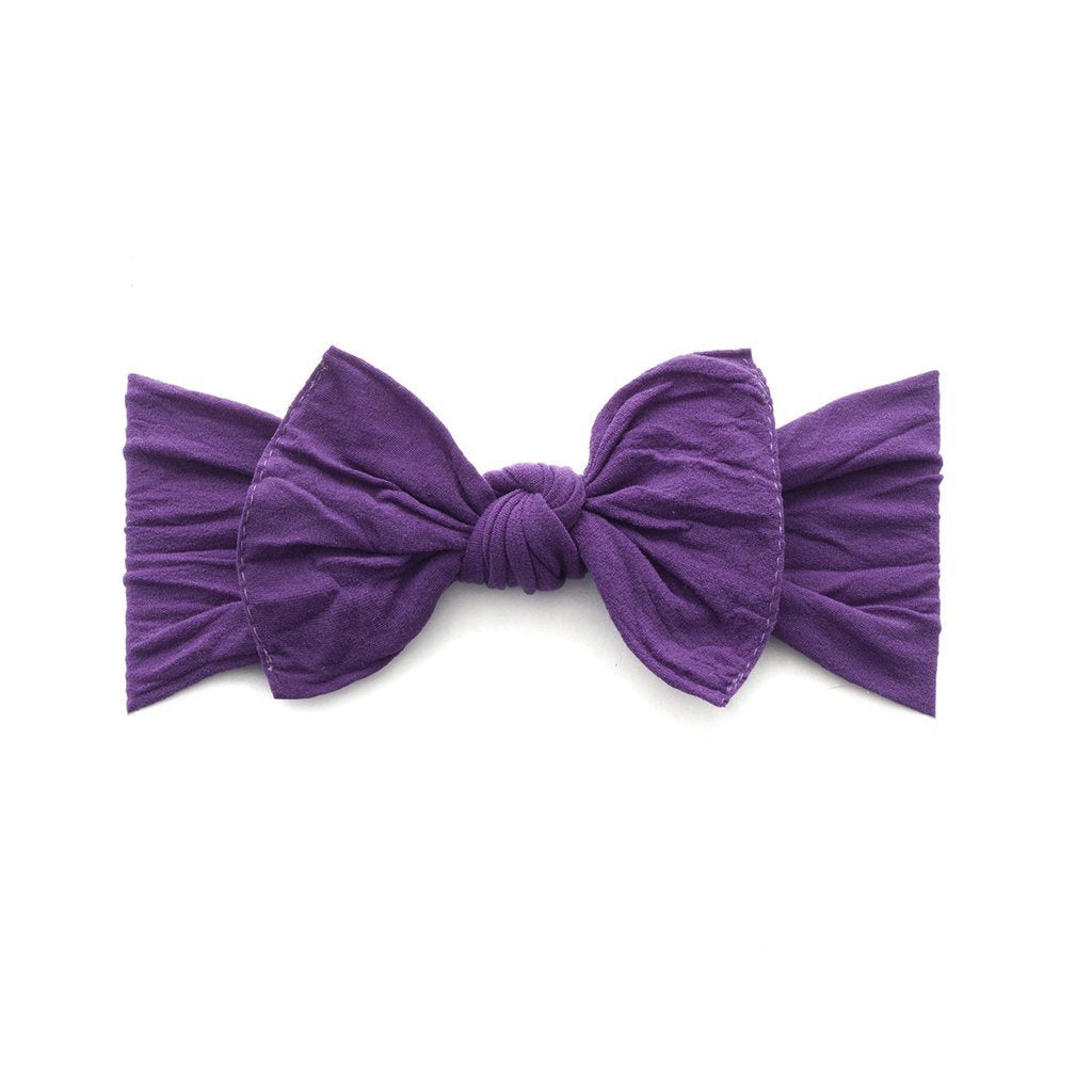Baby Bling Classic Knot Headband / Plum