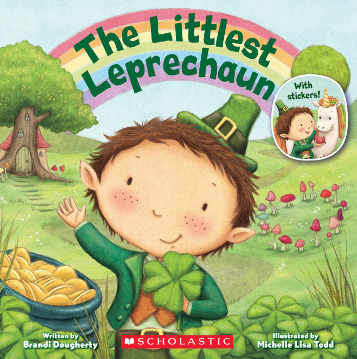 The Littlest Leprechaun Book with Stickers