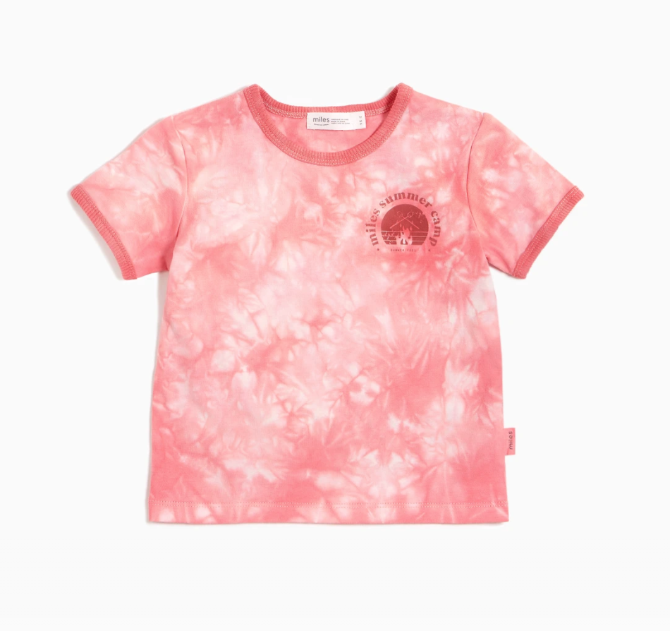 Miles Summer Camp Melon Tie Dye T-Shirt*** - 3 Months