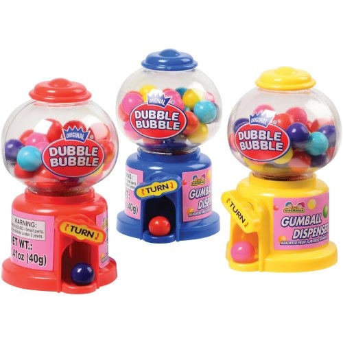 Dubble Bubble Mini Gumball Machine / Assorted