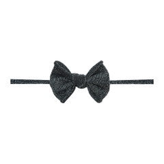 Baby Bling Mini Shimmer Skinny Headband / Black