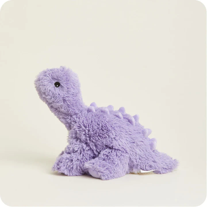 Warmies Cozy Plush Purple Long Neck Dinosaur