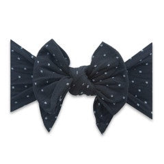 Baby Bling Dang Enormous Bow Headband / Black Dot