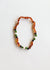 Canyon Leaf Necklace / Raw Cognac Amber + Lava + Jade + Agate