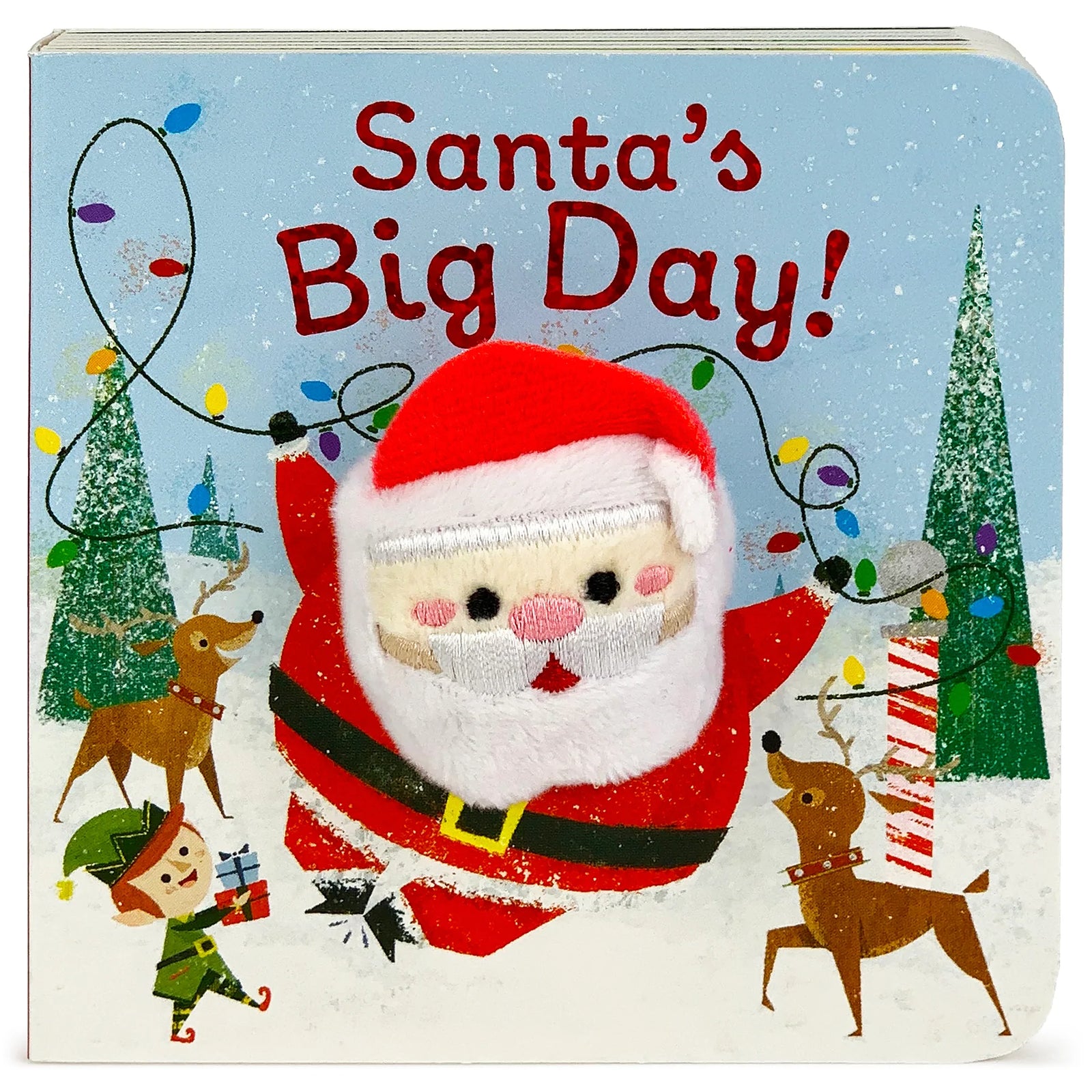 Santa's Big Day: Finger Puppet Board Book