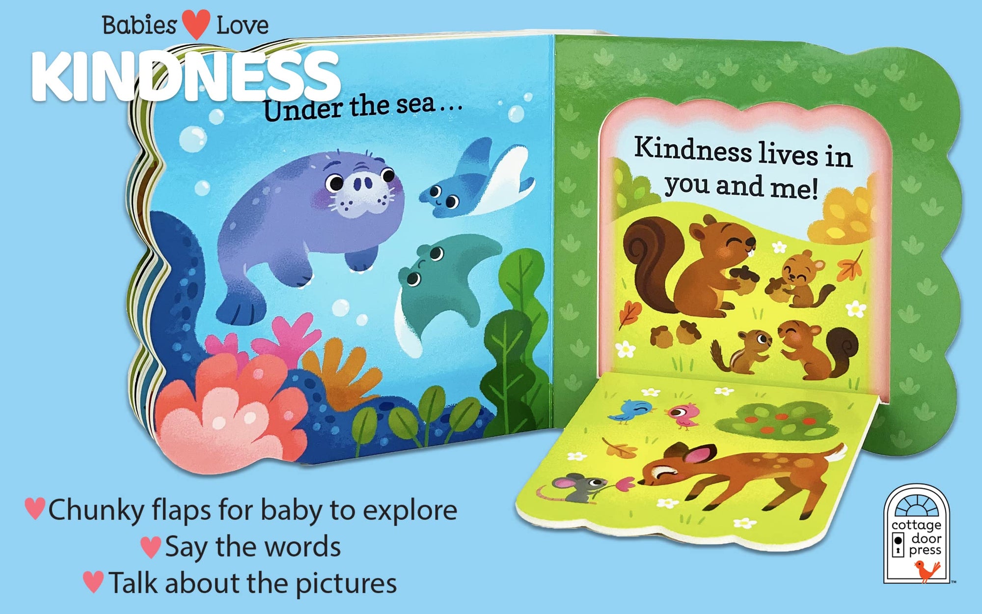 Babies Love Kindness Lift-a-Flap Board Book