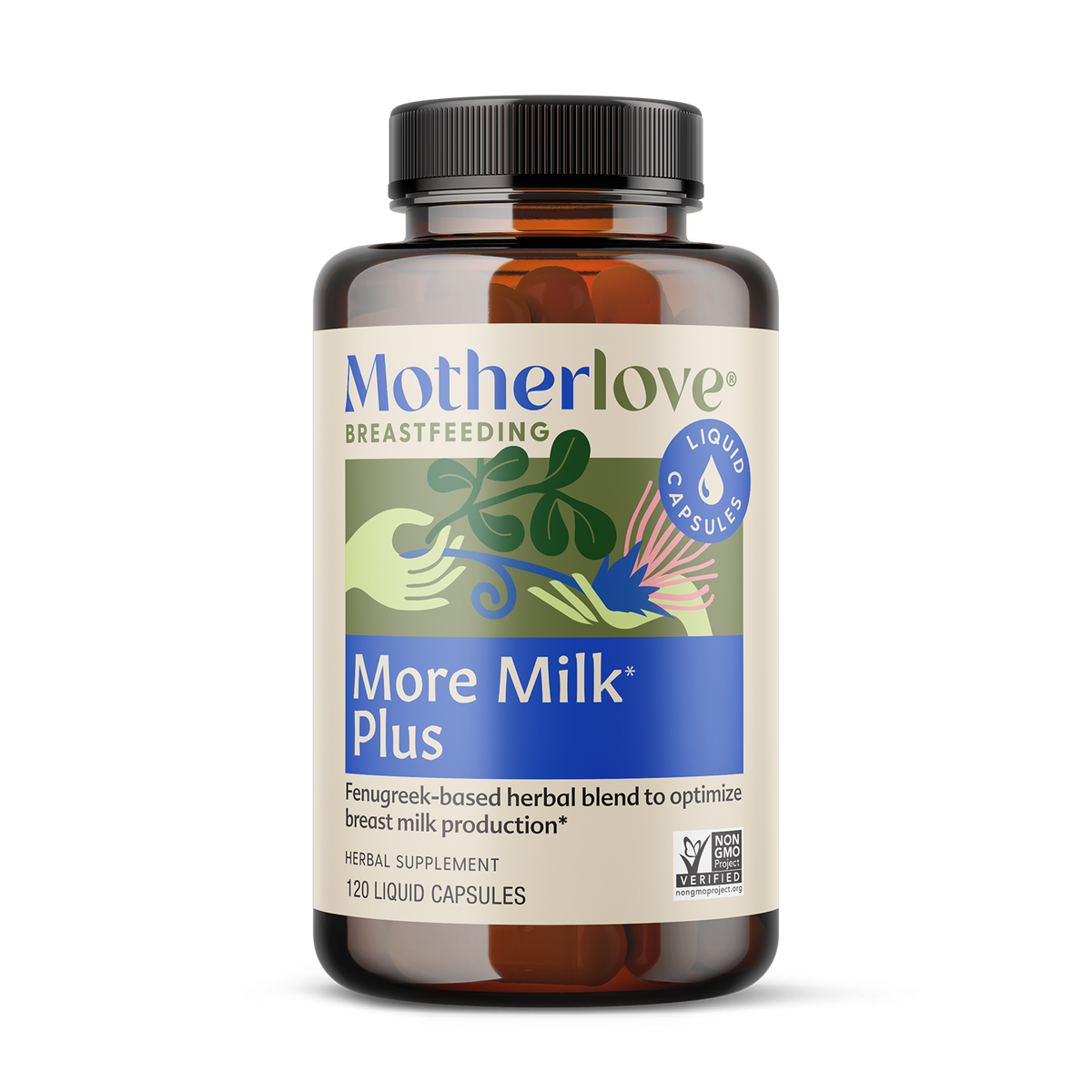 Motherlove Breastfeeding More Milk Plus Liquid Capsules