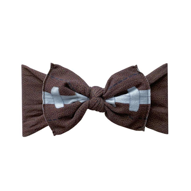 Baby Bling Printed Knot Headband / End Zone