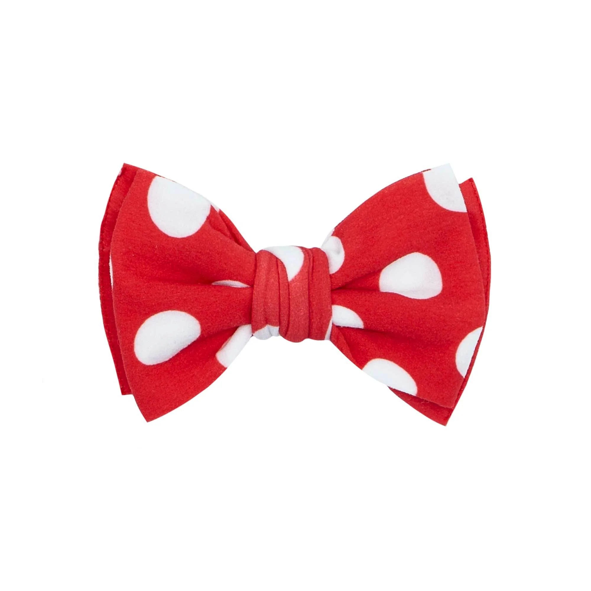 Baby Bling Printed Classic Clip / Red Polka Dot