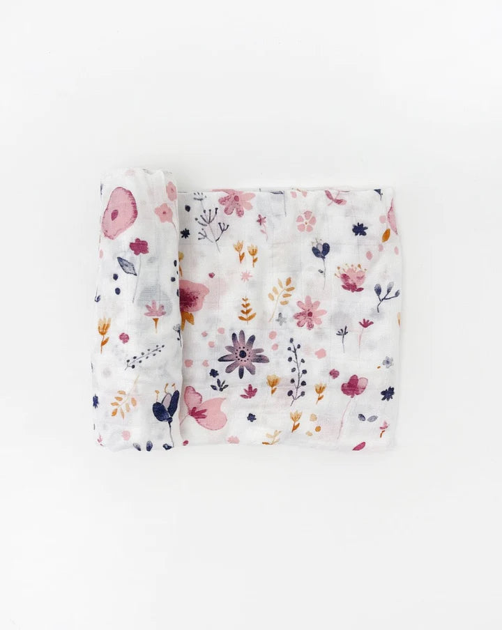 Little Unicorn Deluxe Muslin Swaddle / Fairy Gardens (NEW)