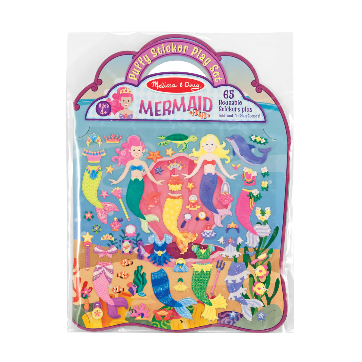 Melissa & Doug Puffy Sticker Play Set / Mermaid