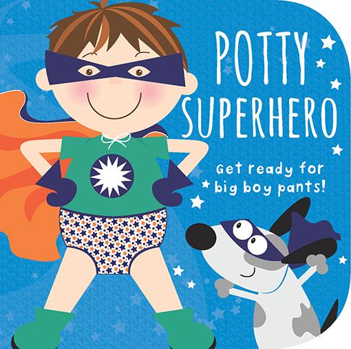 Potty Superhero (Boy) Board Book