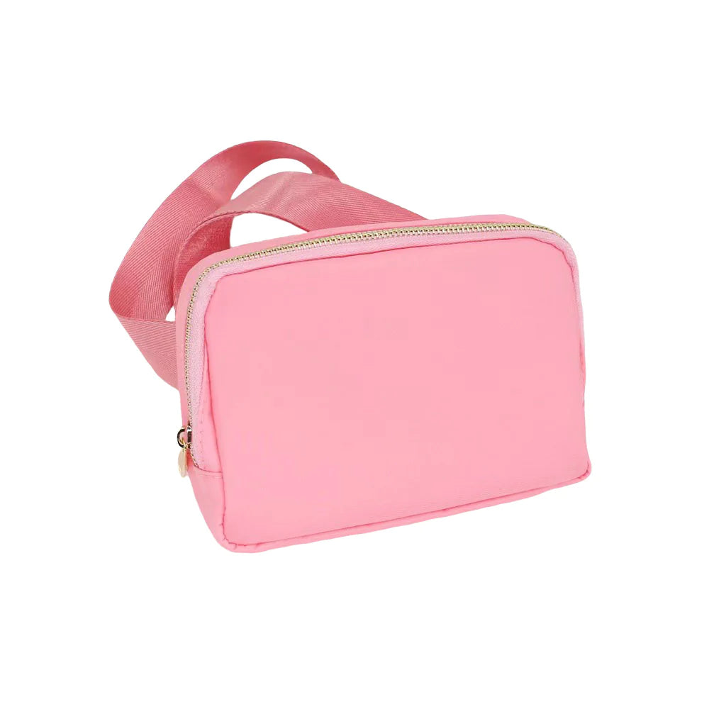 Varsity Pink Belt Bag