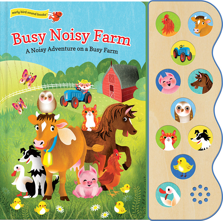 Busy Noisy Farm: A Noisy Adventure on a Busy Farm Board Book