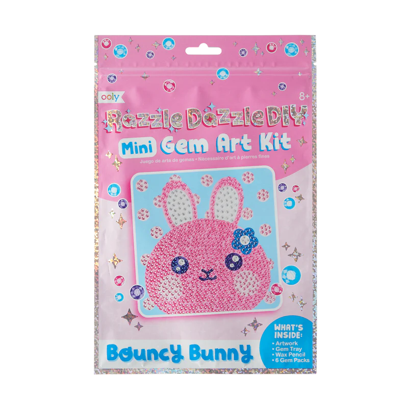 Ooly Razzle Dazzle D.I.Y. Mini Gem Art Kit / Bouncy Bunny