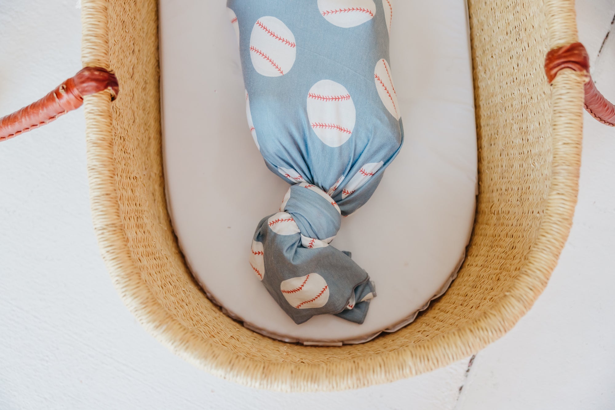 Copper Pearl Knit Swaddle Blanket / Slugger