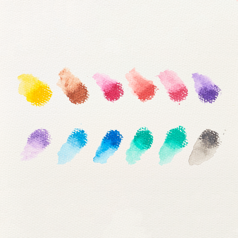 Ooly Rainbow Sparkle Watercolor Gel Crayons / Metallic - Set of 12