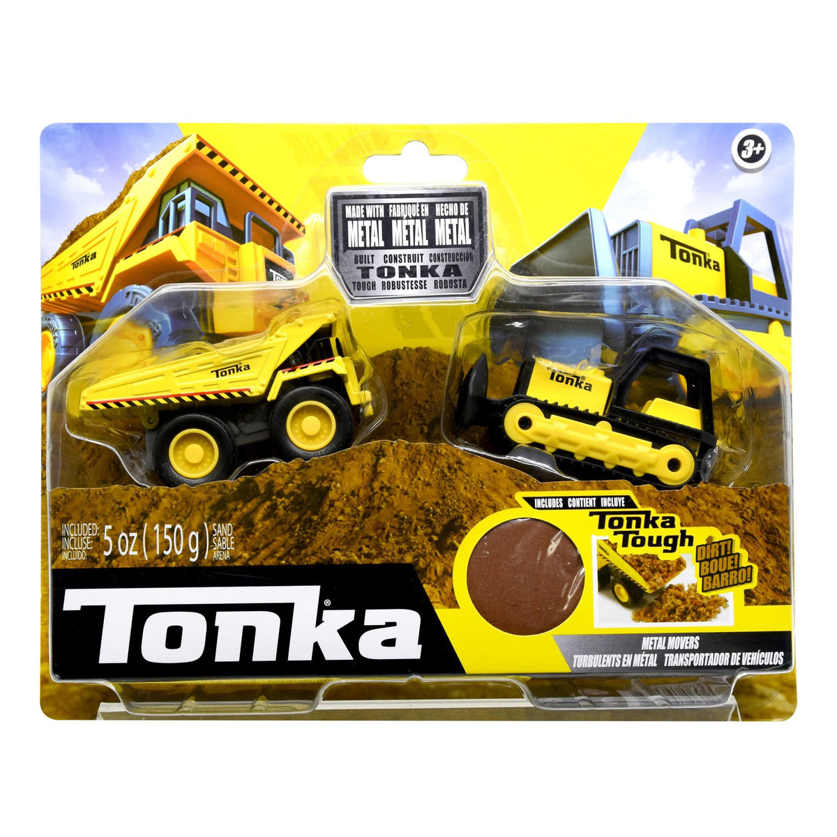 Tonka Metal Movers / Mighty Dump & Bulldozer