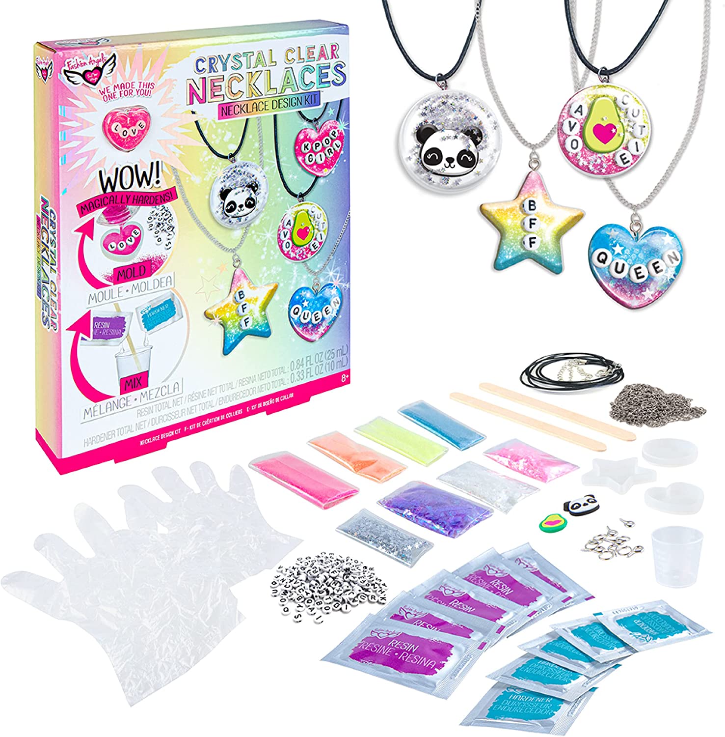 Fashion Angels Crystal Clear Necklace Design Kit - Suite Child
