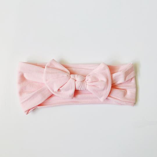 Sugar + Maple Baby Classic Bow Headband / Pink