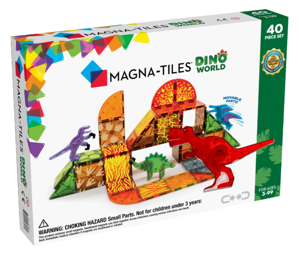 Magna-Tiles Dino World 40-Piece Set
