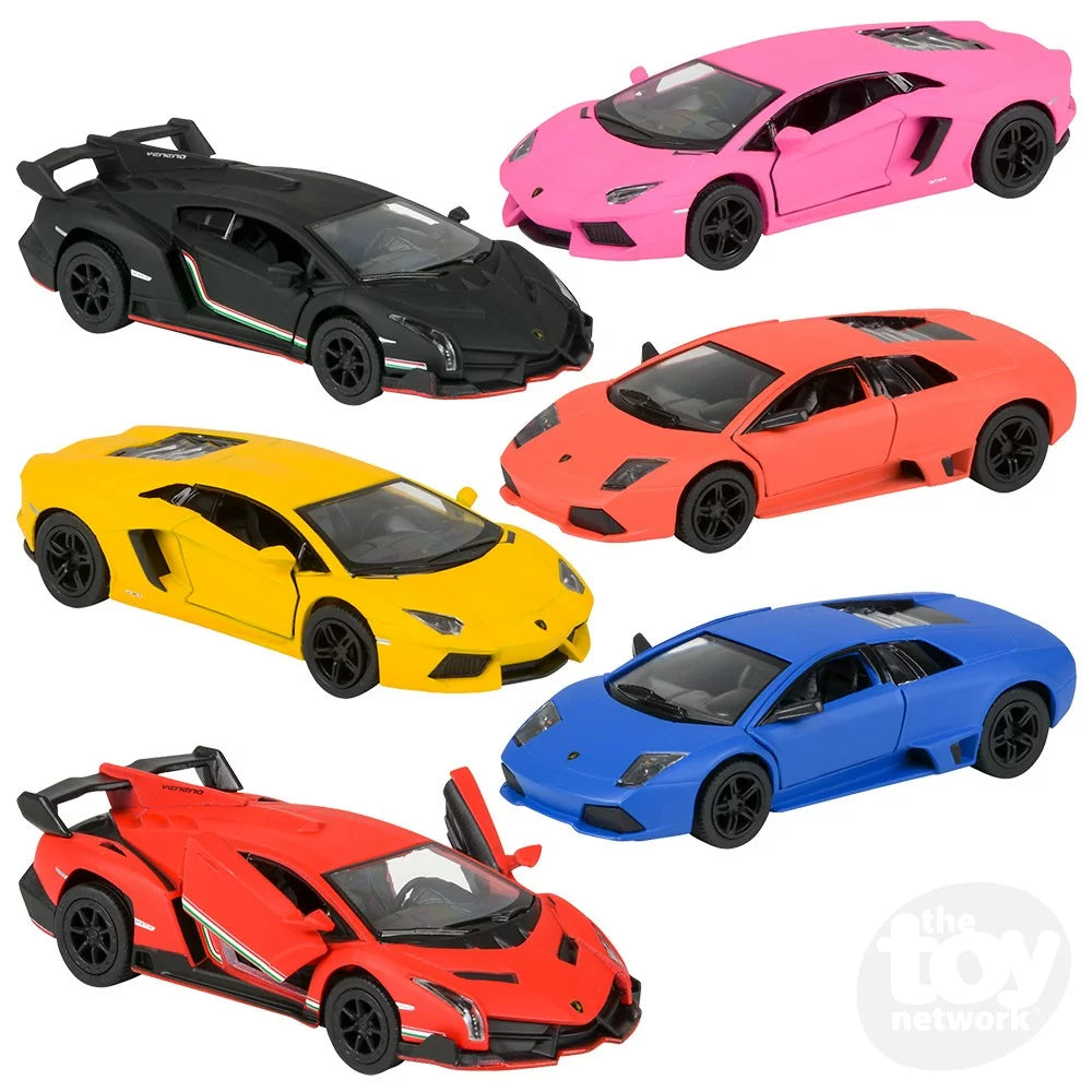 Die-Cast 5" Pull Back Lamborghini Car