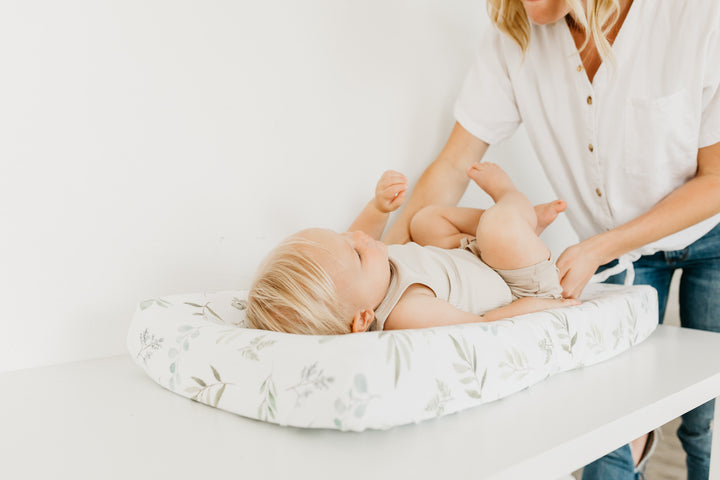 Copper Pearl Premium Knit Diaper Changing Pad Cover / Haven