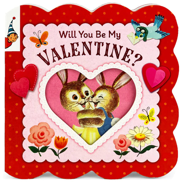 Vintage Story Board Book: Will You Be My Valentine?