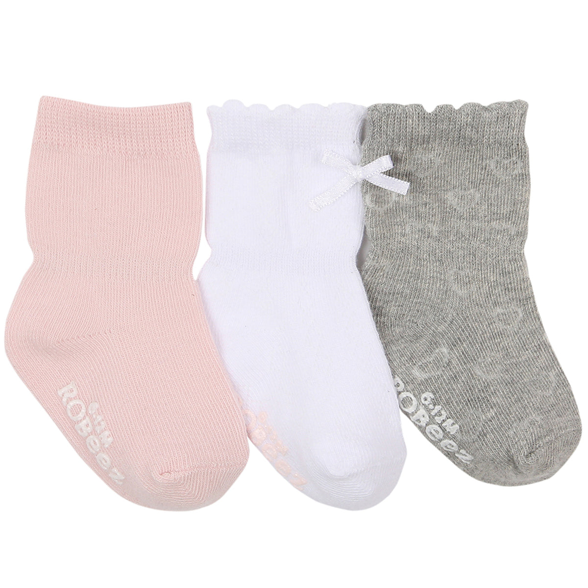 Robeez Socks 3-Pack / Girl - Girly Girl Basics