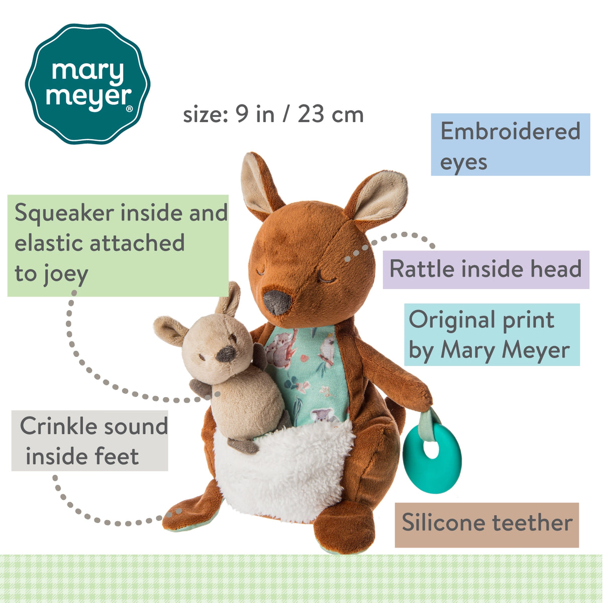 Mary Meyer Down Under Kangaroo Activity Toy***