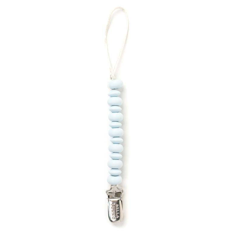 Bella Tunno Silicone Pacifier Clip / Light Blue