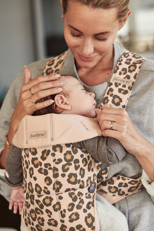 Baby Bjorn Baby Carrier Mini / Cotton - Beige Leopard