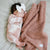 Saranoni Bamboni Blanket / French Rose - Mini (15"x20")