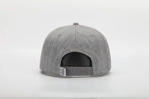 DadVibes Classic Premium Snapback Hat / Heather Grey***