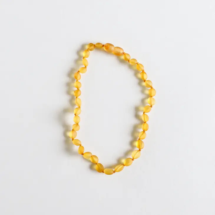 Canyon Leaf Classic Necklace Raw Honey Amber Suite Child