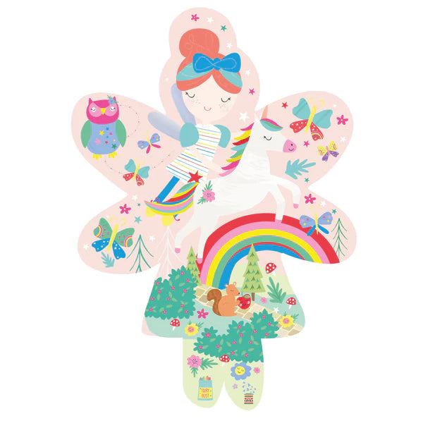 Rainbow Fairy Shaped Jigsaw Puzzle - 20PC