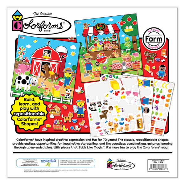 Colorforms Picture Playset / Farm