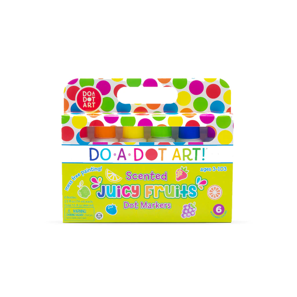 Do-A-Dot Art! Juicy Fruits Scented Dot Markers / 6 Pack