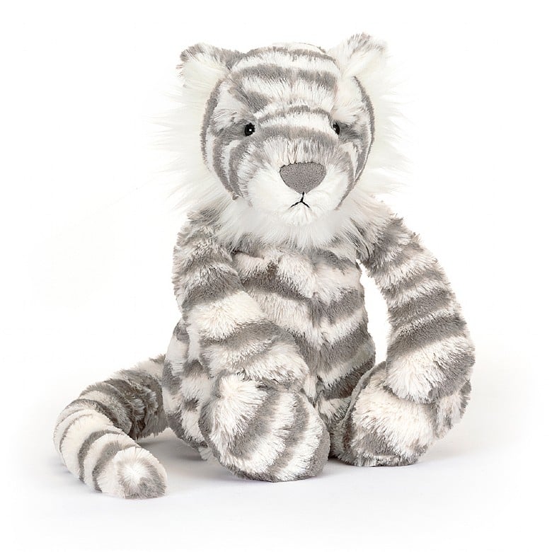 Jellycat Bashful Snow Tiger - Medium 12"