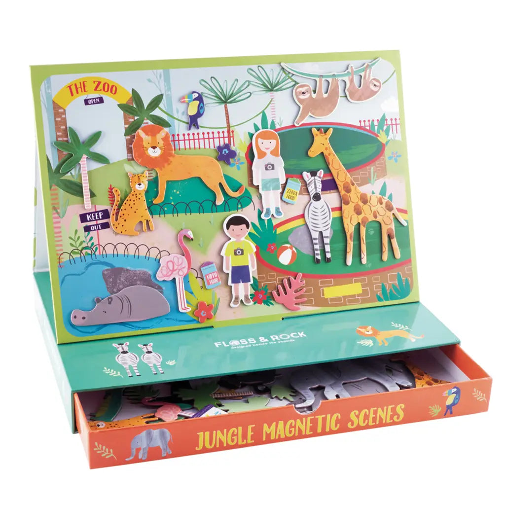 Floss & Rock Magnetic Play Scenes / Jungle