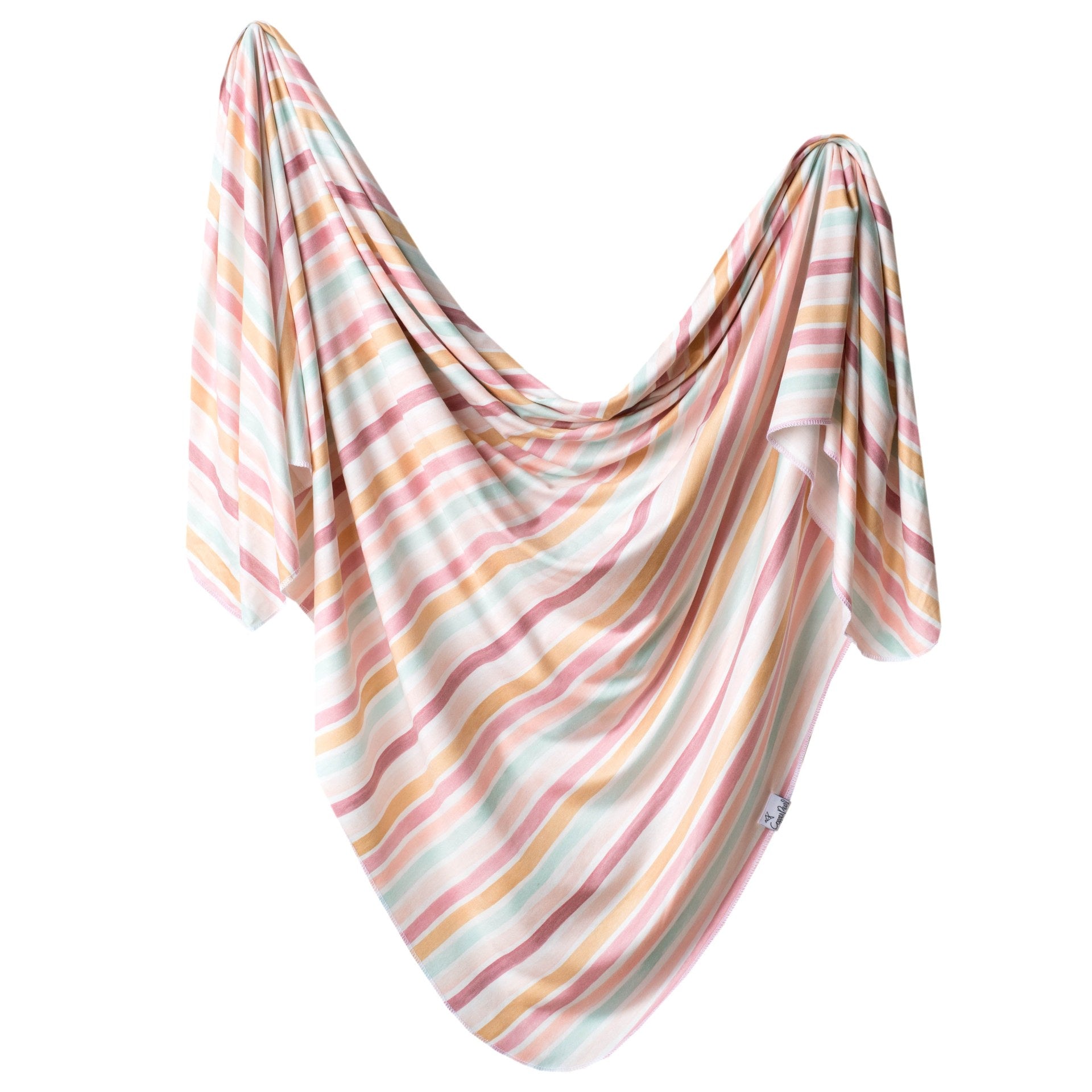 Copper Pearl Knit Swaddle Blanket / Belle