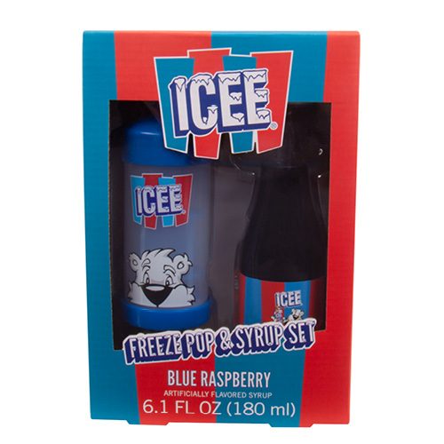 ICEE Blue Raspberry Freeze Cup 12 oz. - 12/Case